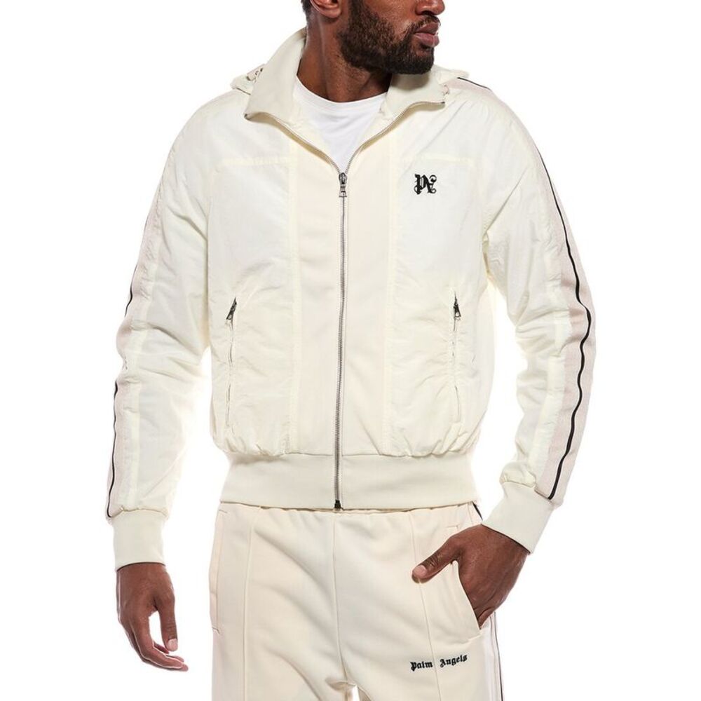 Palm Angels Mens Jacket, White